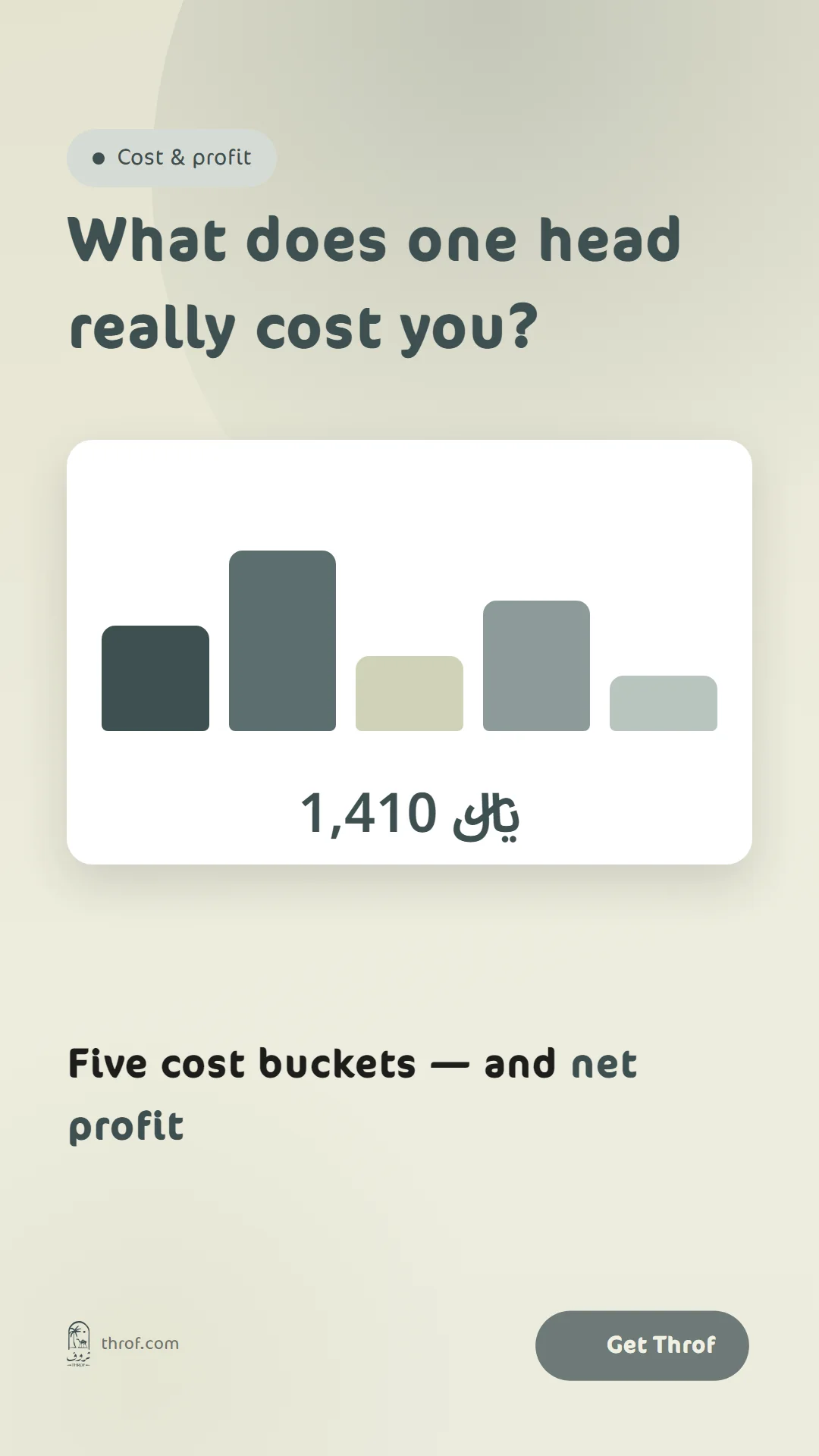 What does a head cost?