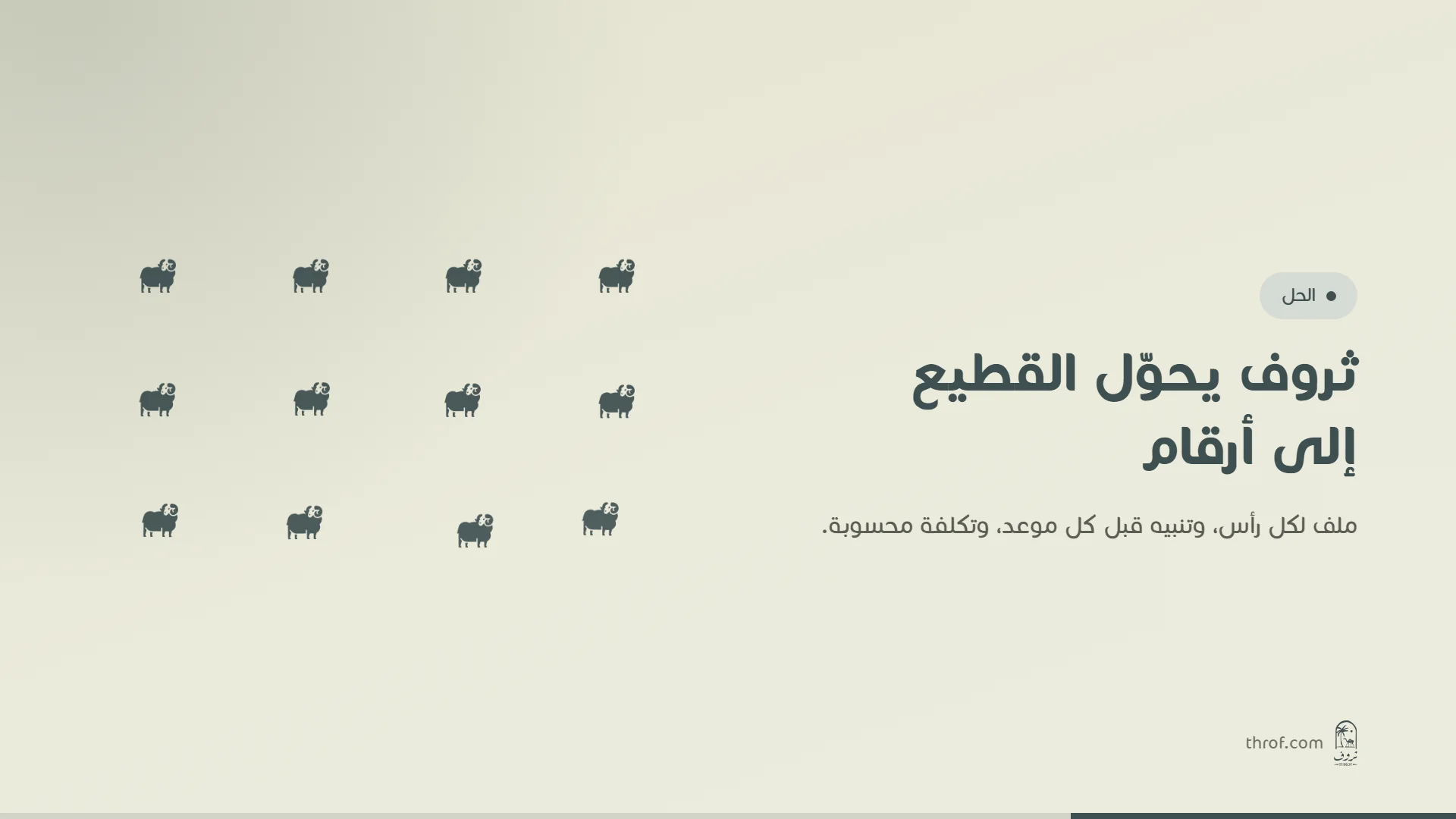 لقطة من مقطع ثروف التوضيحي